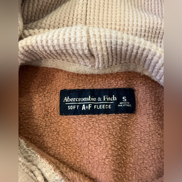 Abercrombie Color Block Hooded Sweatshirt Size Small - Picture 2 of 3